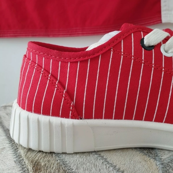 Good News Shoes Unisex Hurler Baseball Stripe Canvas Low-Tops Sneakers UK 4 37 - Picture 4 of 12